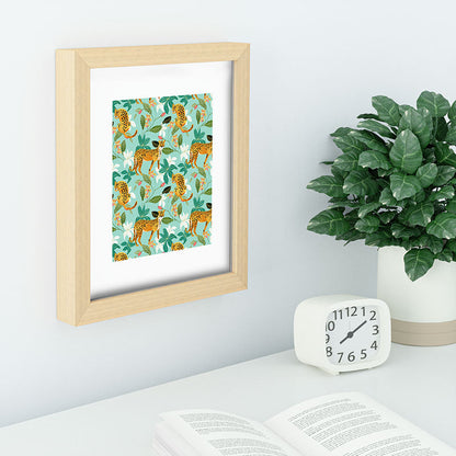 83 Oranges Cheetah Jungle Recessed Framing Rectangle