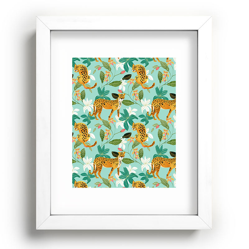 83 Oranges Cheetah Jungle Recessed Framing Rectangle