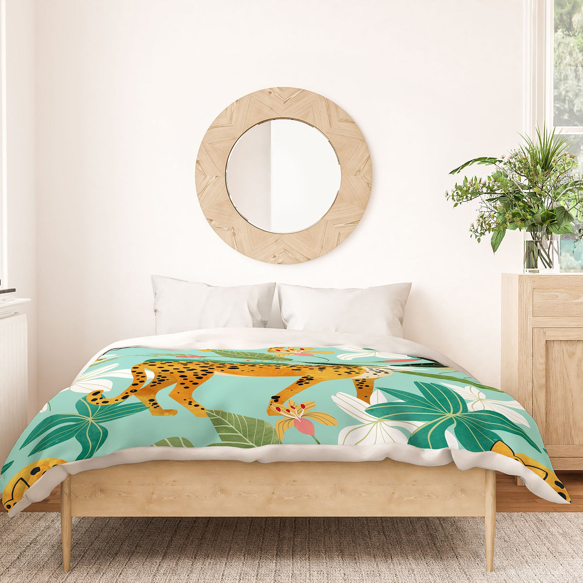 83 Oranges Cheetah Jungle Duvet Cover