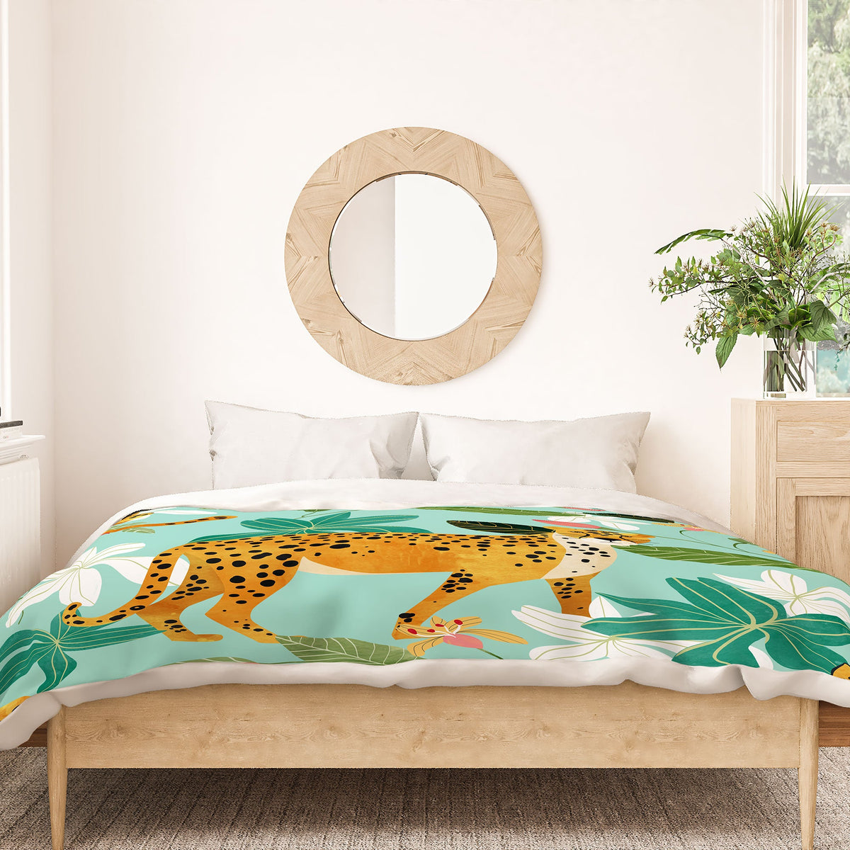83 Oranges Cheetah Jungle Duvet Cover