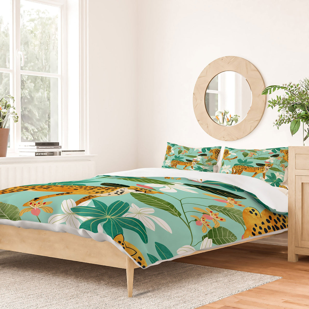 83 Oranges Cheetah Jungle Duvet Cover