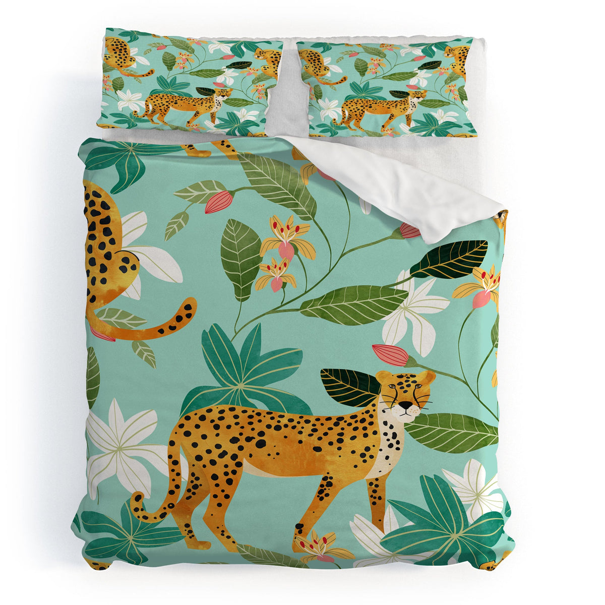 83 Oranges Cheetah Jungle Duvet Cover