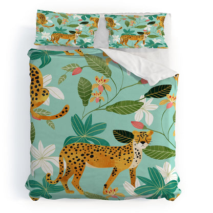83 Oranges Cheetah Jungle Duvet Cover
