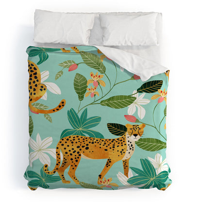 83 Oranges Cheetah Jungle Duvet Cover