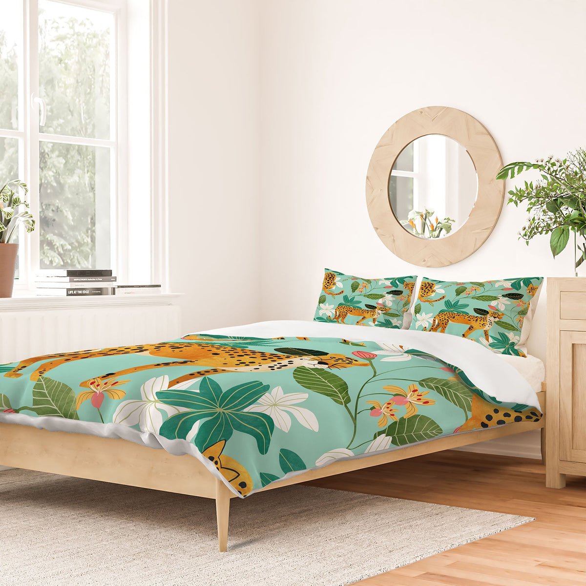 83 Oranges Cheetah Jungle Duvet Cover