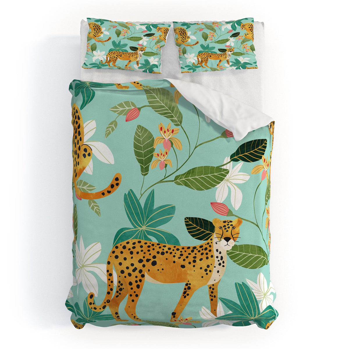83 Oranges Cheetah Jungle Duvet Cover