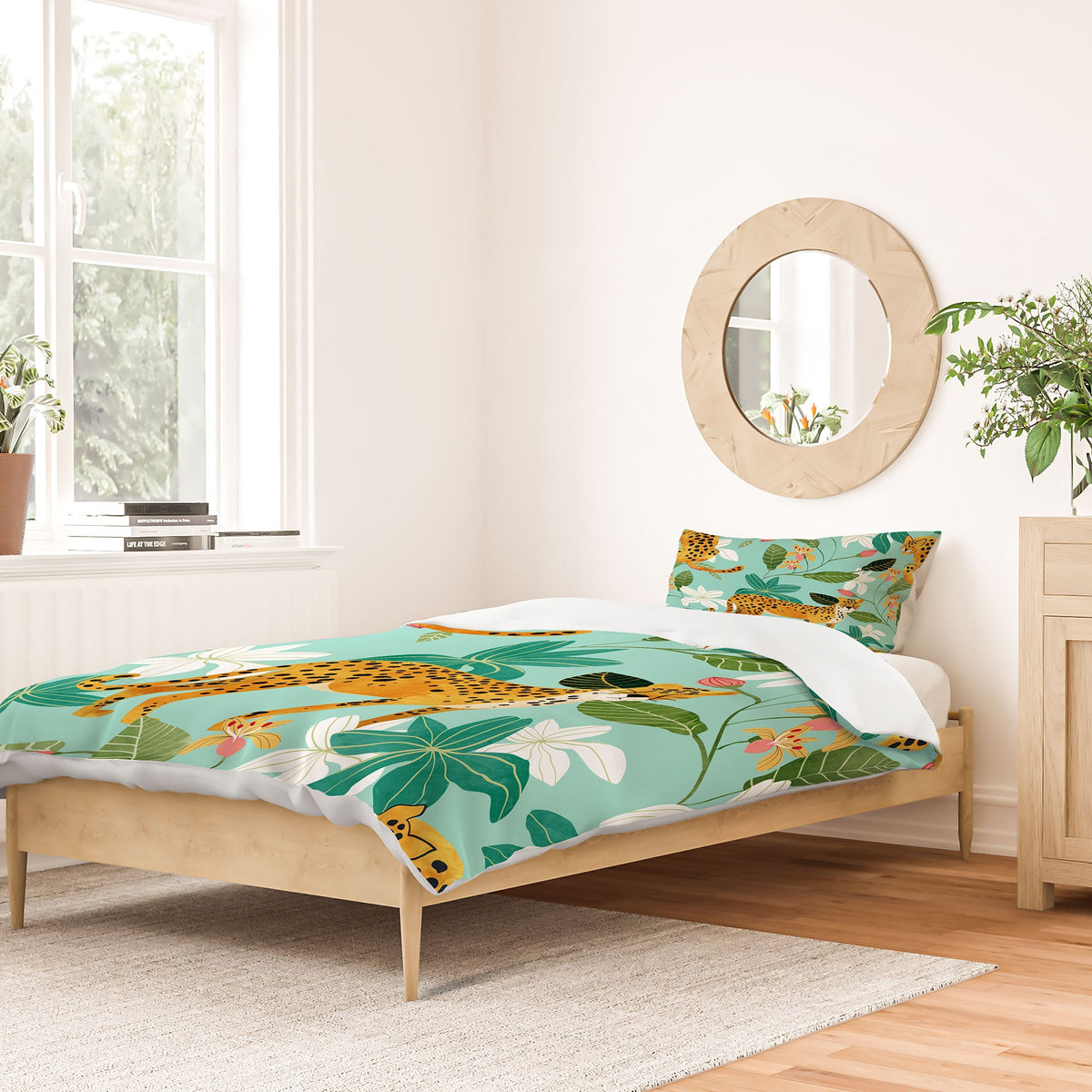 83 Oranges Cheetah Jungle Duvet Cover