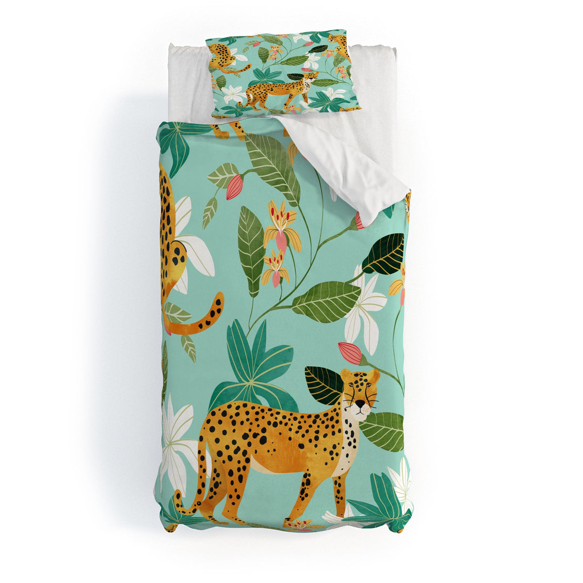83 Oranges Cheetah Jungle Duvet Cover