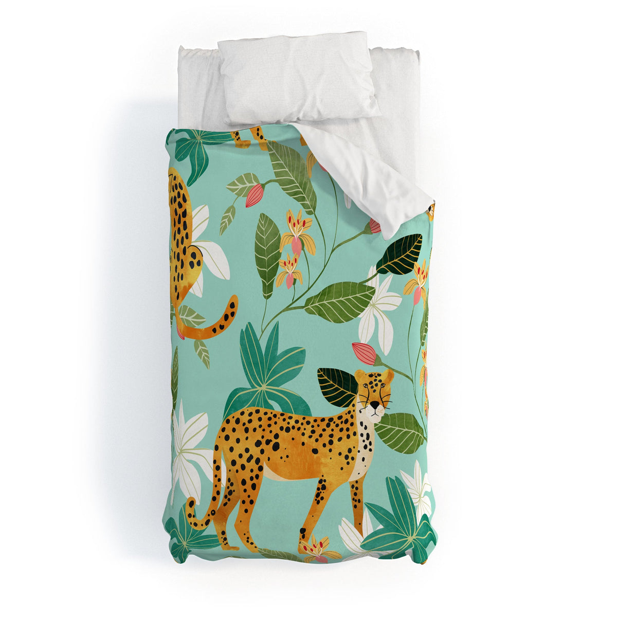 83 Oranges Cheetah Jungle Duvet Cover
