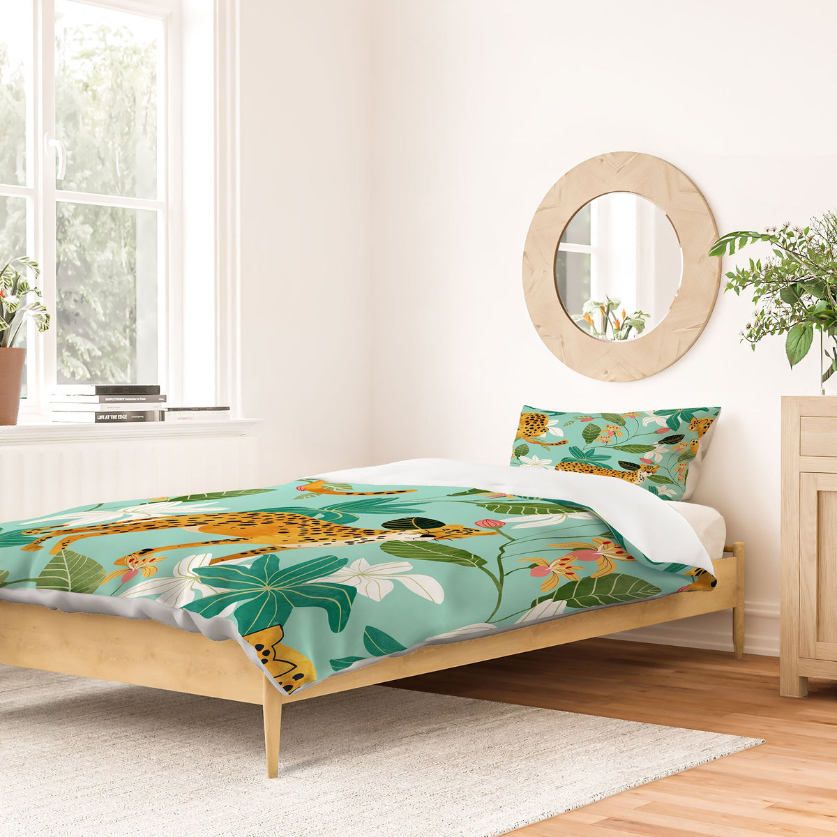 83 Oranges Cheetah Jungle Duvet Cover