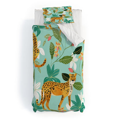 83 Oranges Cheetah Jungle Duvet Cover