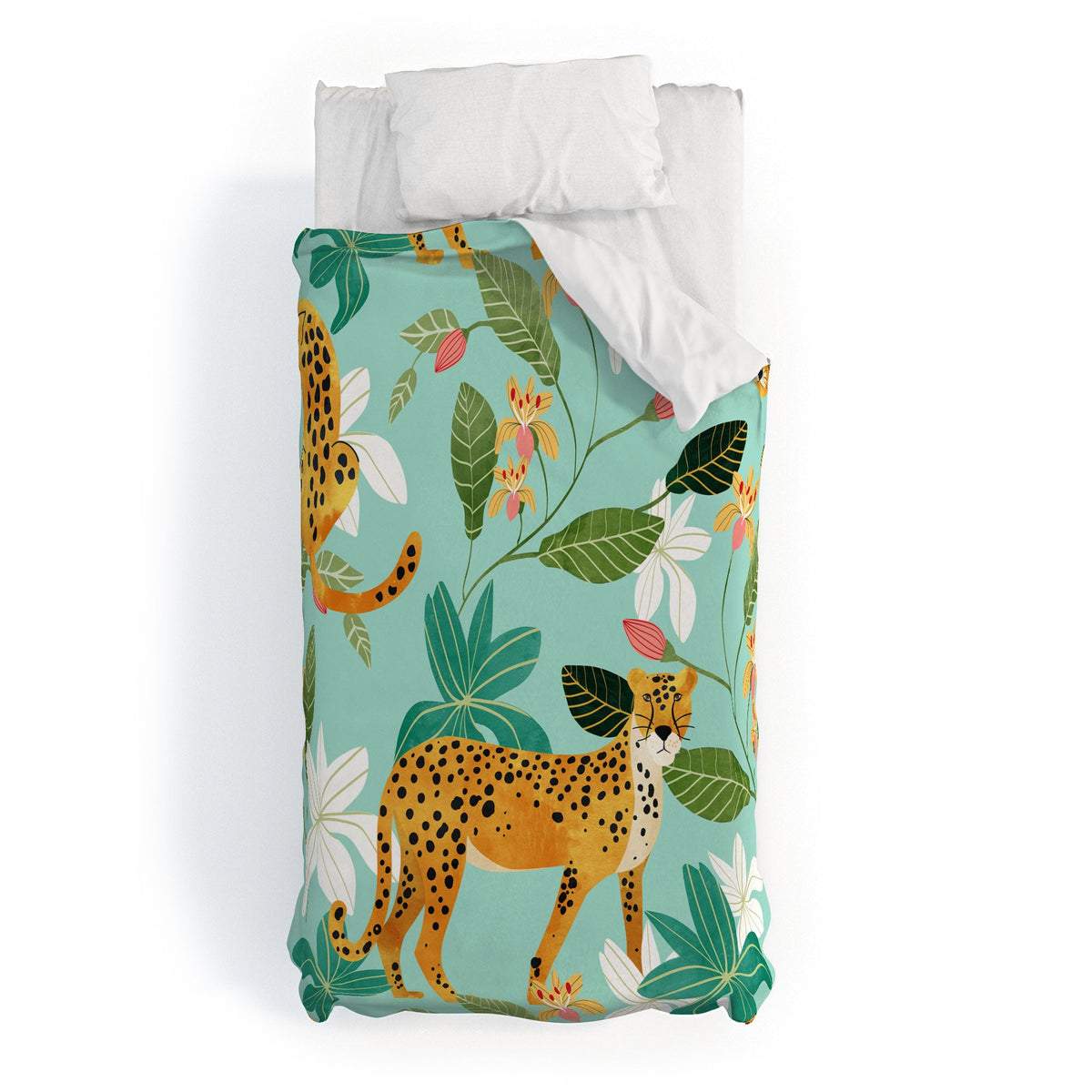 83 Oranges Cheetah Jungle Duvet Cover