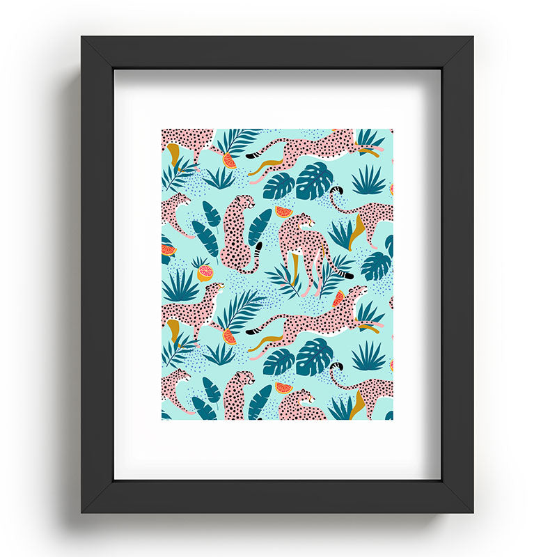83 Oranges Cheetahs In Grapefruit Grove Recessed Framing Rectangle