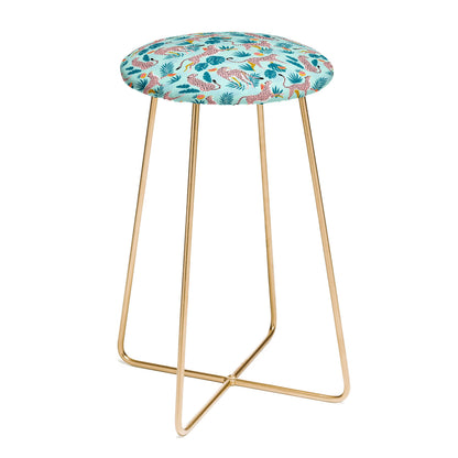 83 Oranges Cheetahs In Grapefruit Grove Counter Stool