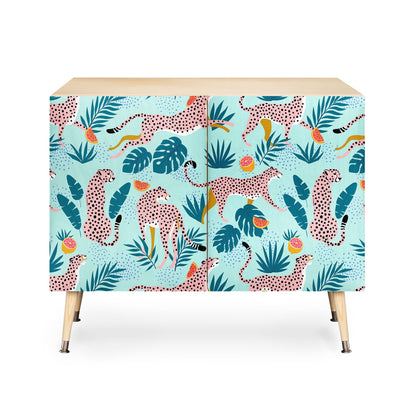 83 Oranges Cheetahs In Grapefruit Grove Credenza