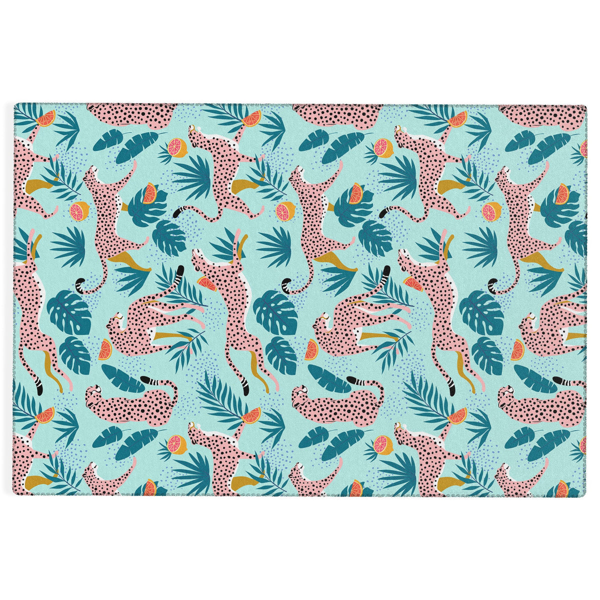 83 Oranges Cheetahs In Grapefruit Grove Outdoor Rug