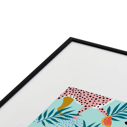 83 Oranges Cheetahs In Grapefruit Grove Metal Framed Art Print