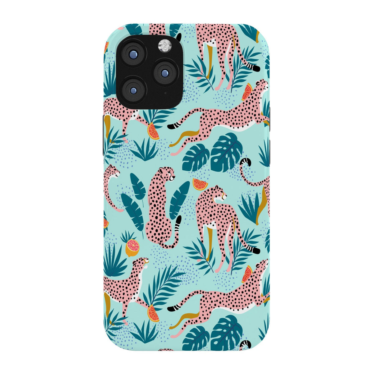 83 Oranges Cheetahs In Grapefruit Grove Phone Case