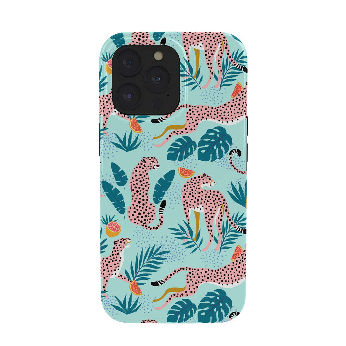 83 Oranges Cheetahs In Grapefruit Grove Phone Case