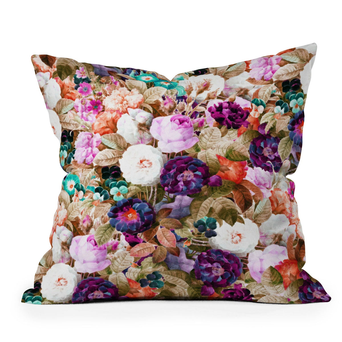 83 Oranges Eves Garden Throw Pillow