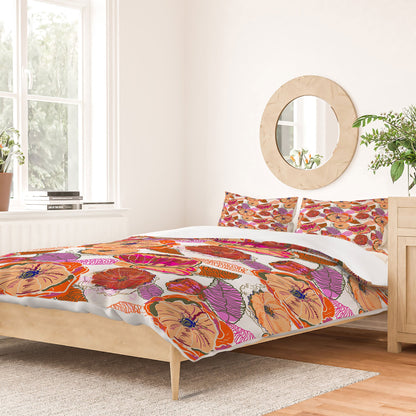 83 Oranges Fall Flora Duvet Cover