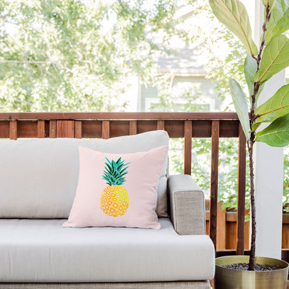 83 Oranges Finapple Outdoor Throw Pillow