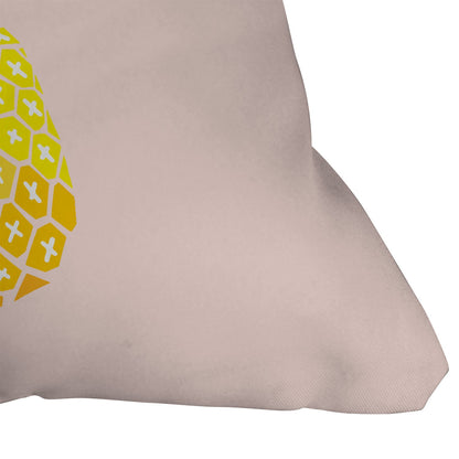 83 Oranges Finapple Outdoor Throw Pillow