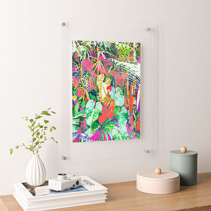 83 Oranges Find Me Where The Tropical Floating Acrylic Print