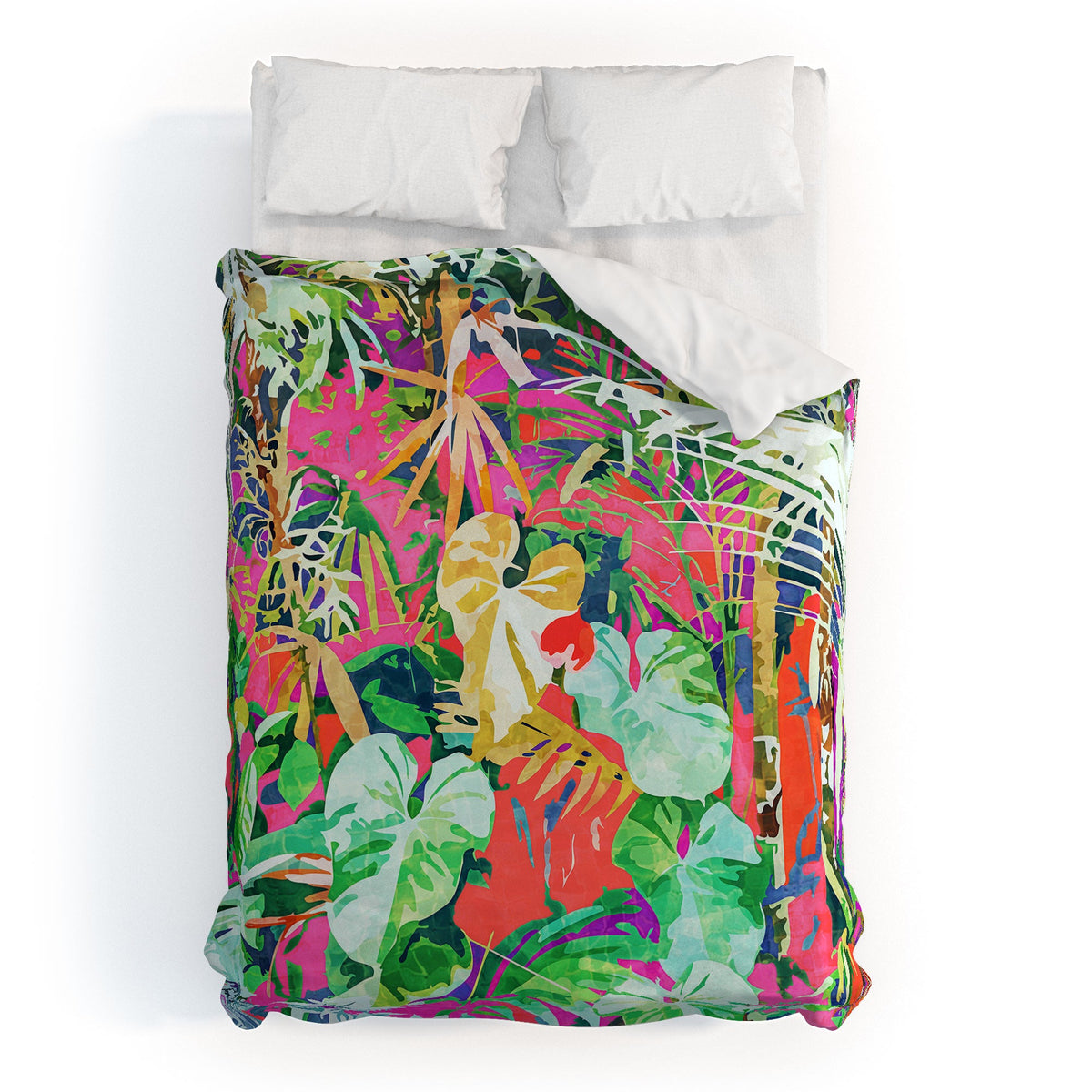 83 Oranges Find Me Where The Tropical Duvet Cover