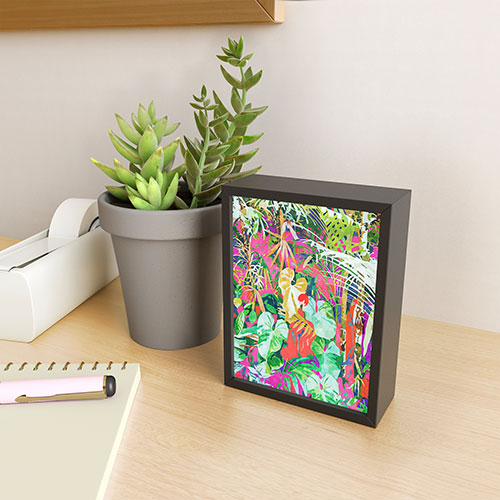 83 Oranges Find Me Where The Tropical Framed Mini Art Print