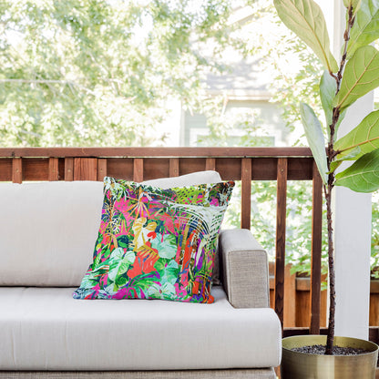 83 Oranges Find Me Where The Tropical Outdoor Throw Pillow
