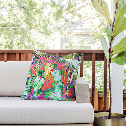 83 Oranges Find Me Where The Tropical Outdoor Throw Pillow