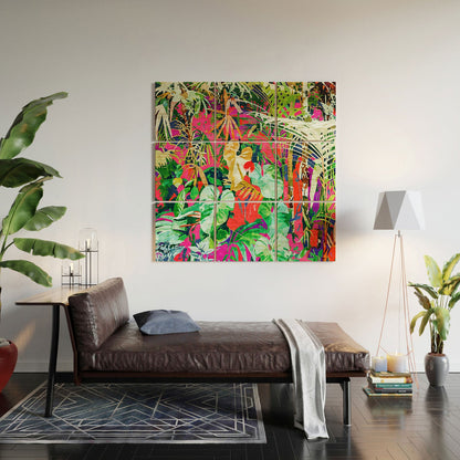 83 Oranges Find Me Where The Tropical Wood Wall Mural