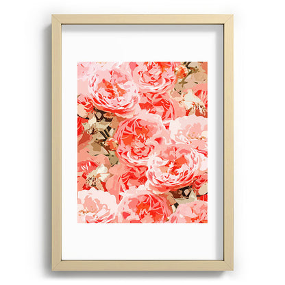 83 Oranges Fiona Floral Recessed Framing Rectangle