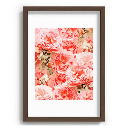 83 Oranges Fiona Floral Recessed Framing Rectangle