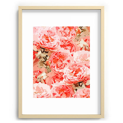 83 Oranges Fiona Floral Recessed Framing Rectangle