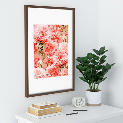 83 Oranges Fiona Floral Recessed Framing Rectangle