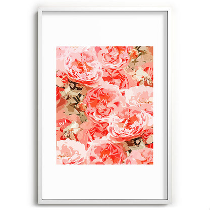 83 Oranges Fiona Floral Recessed Framing Rectangle