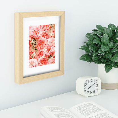 83 Oranges Fiona Floral Recessed Framing Rectangle