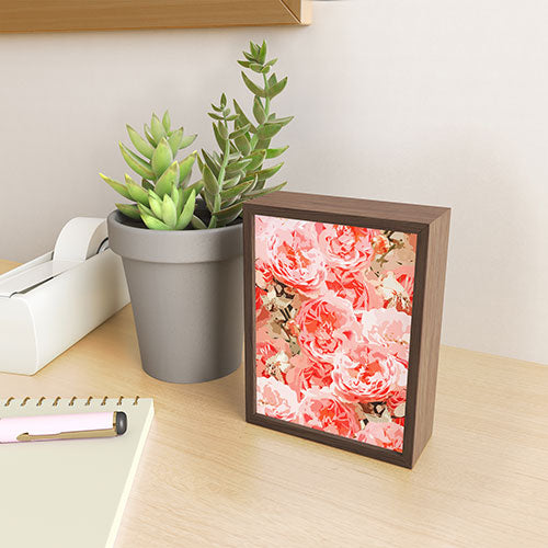 83 Oranges Fiona Floral Framed Mini Art Print