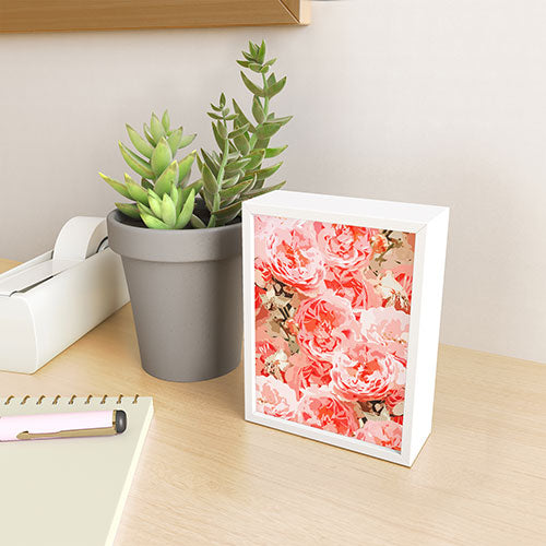 83 Oranges Fiona Floral Framed Mini Art Print