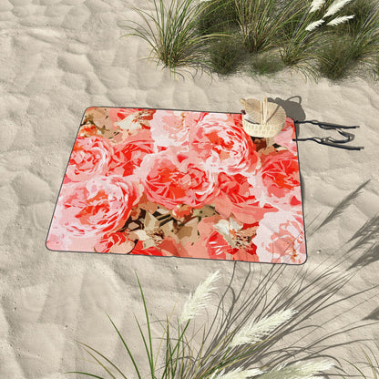 83 Oranges Fiona Floral Picnic Blanket