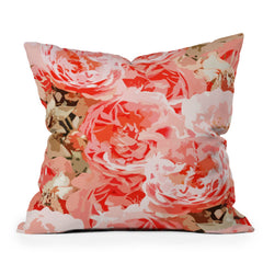 83 Oranges Fiona Floral Throw Pillow