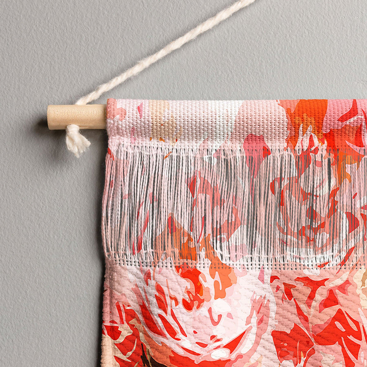 83 Oranges Fiona Floral Wall Hanging Portrait