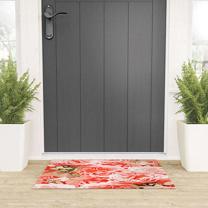 83 Oranges Fiona Floral Welcome Mat