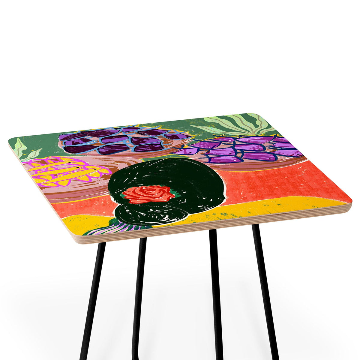 83 Oranges Fish Market Side Table