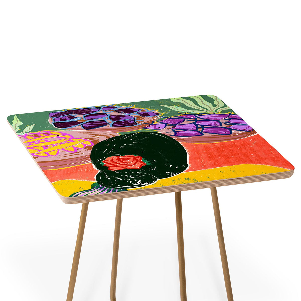 83 Oranges Fish Market Side Table