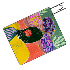 83 Oranges Fish Market Picnic Blanket