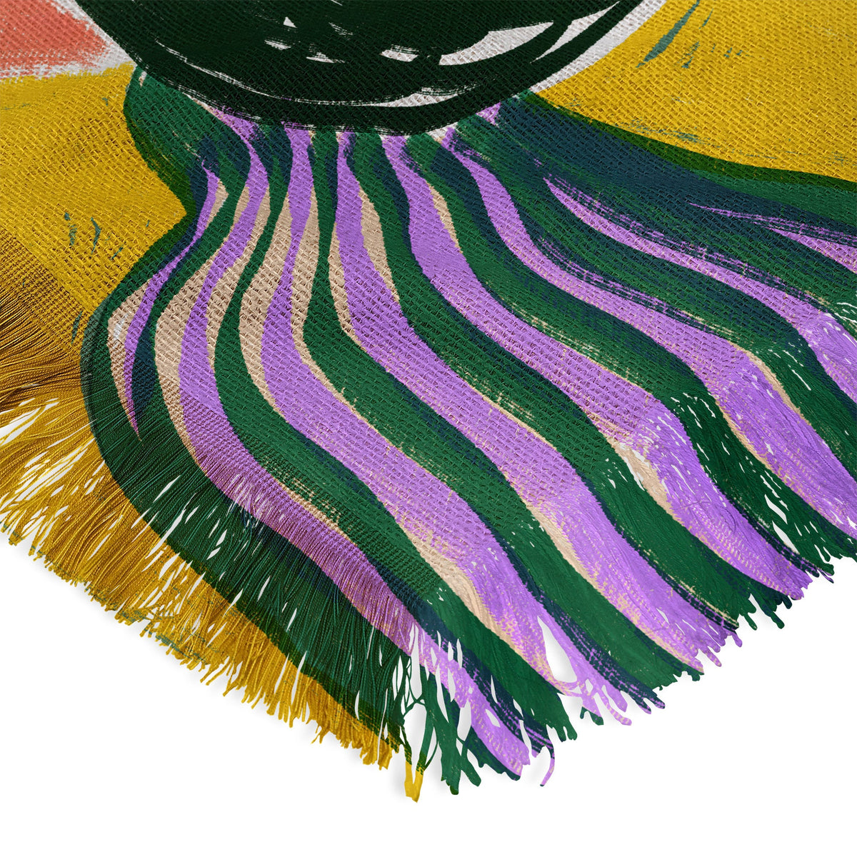 83 Oranges Fish Market Throw Blanket