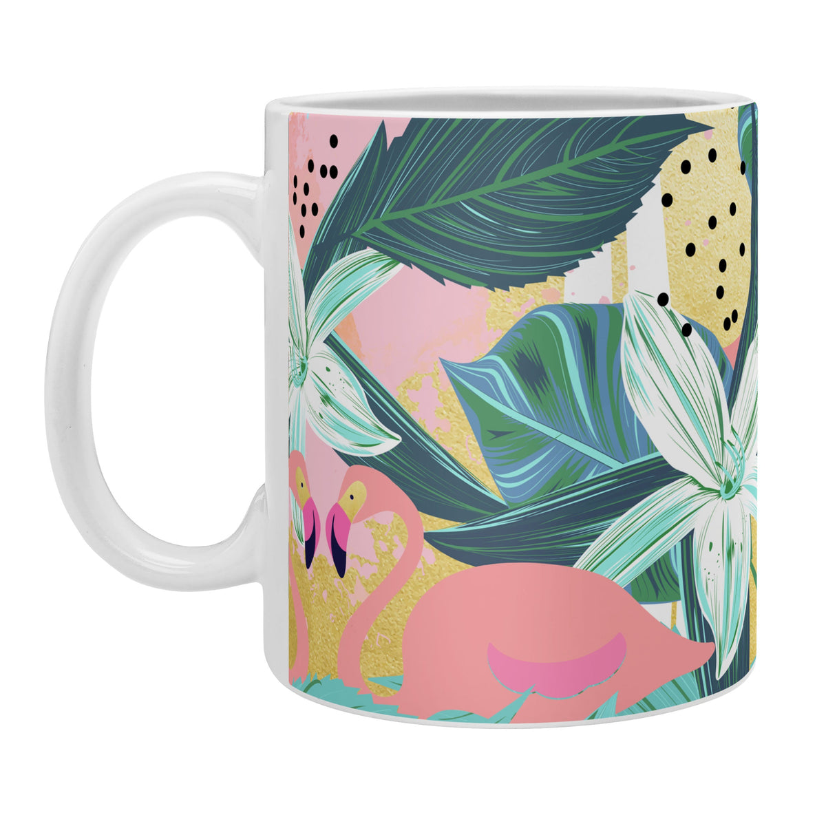 83 Oranges Flamingo Tropical Coffee Mug